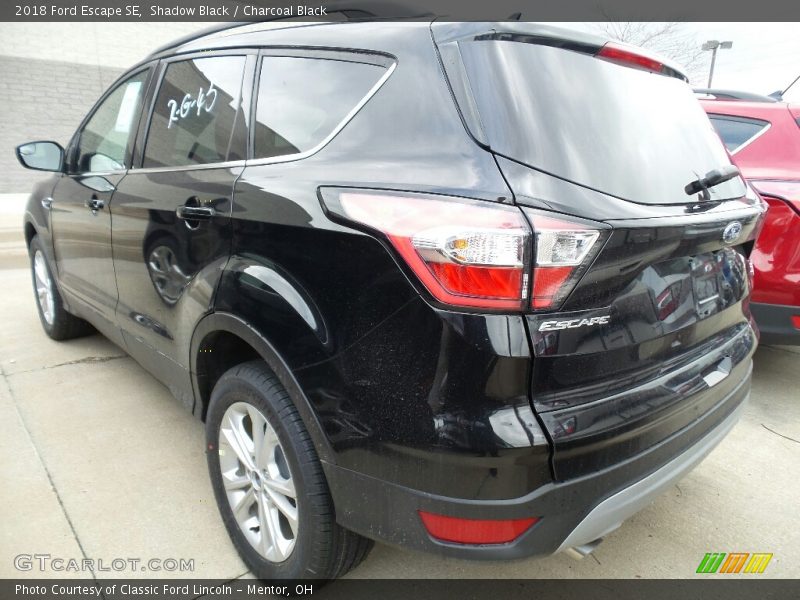 Shadow Black / Charcoal Black 2018 Ford Escape SE