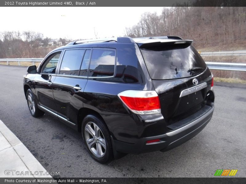 Black / Ash 2012 Toyota Highlander Limited 4WD