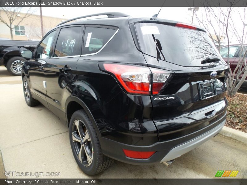 Shadow Black / Charcoal Black 2018 Ford Escape SEL