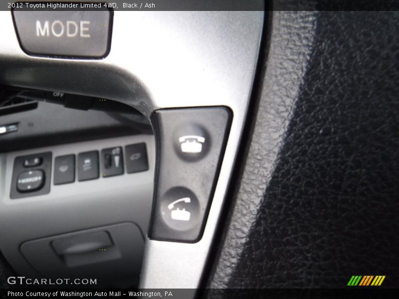 Black / Ash 2012 Toyota Highlander Limited 4WD
