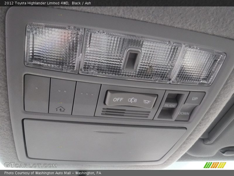 Black / Ash 2012 Toyota Highlander Limited 4WD