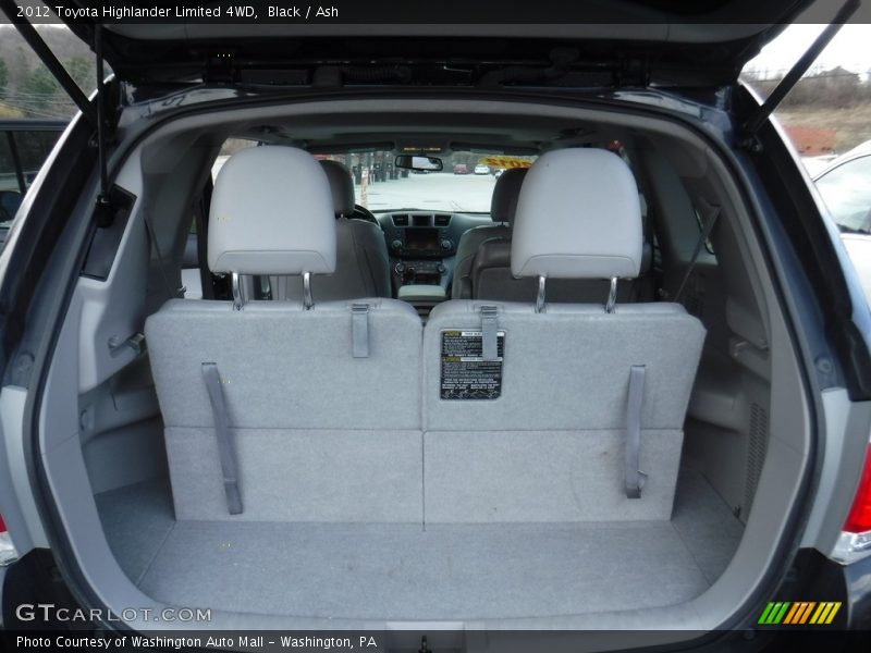 Black / Ash 2012 Toyota Highlander Limited 4WD