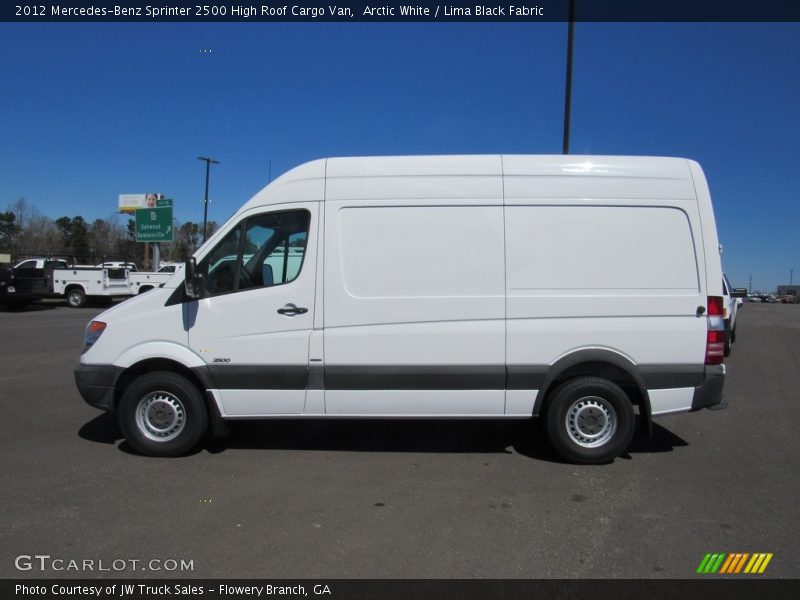 Arctic White / Lima Black Fabric 2012 Mercedes-Benz Sprinter 2500 High Roof Cargo Van