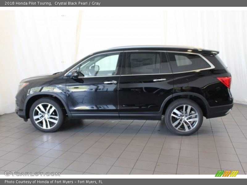 Crystal Black Pearl / Gray 2018 Honda Pilot Touring