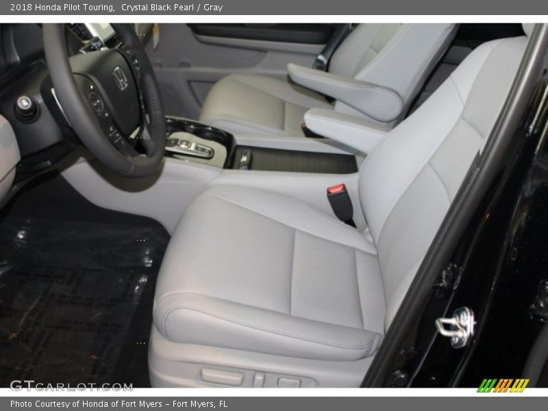 Crystal Black Pearl / Gray 2018 Honda Pilot Touring