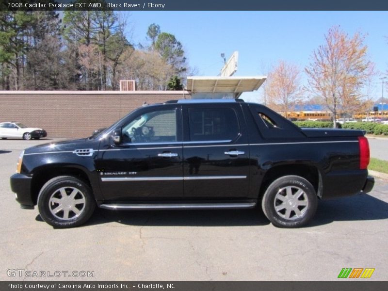 Black Raven / Ebony 2008 Cadillac Escalade EXT AWD