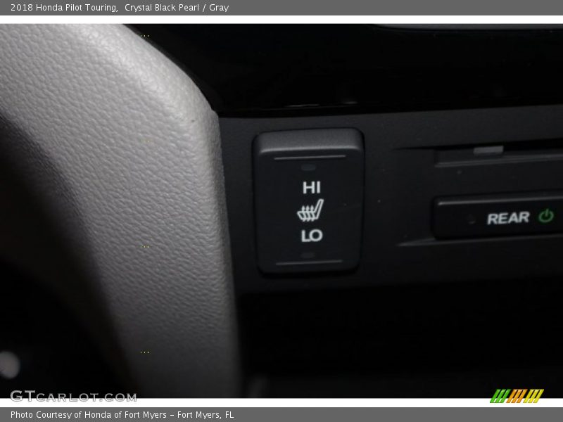 Crystal Black Pearl / Gray 2018 Honda Pilot Touring