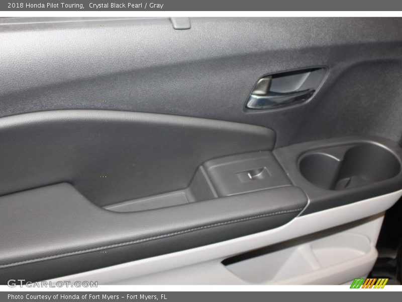 Crystal Black Pearl / Gray 2018 Honda Pilot Touring