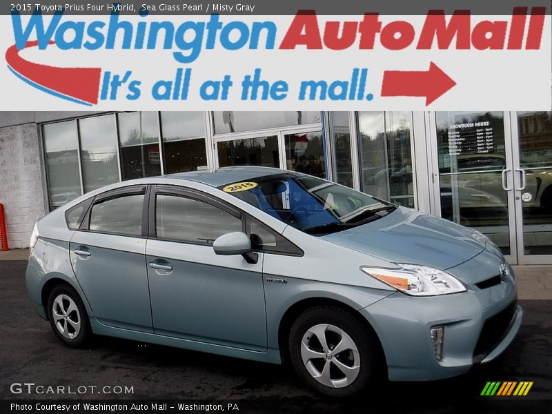 Sea Glass Pearl / Misty Gray 2015 Toyota Prius Four Hybrid
