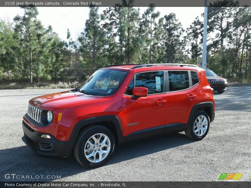 Colorado Red / Black 2018 Jeep Renegade Latitude