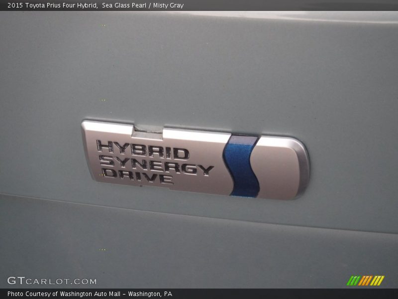 Sea Glass Pearl / Misty Gray 2015 Toyota Prius Four Hybrid