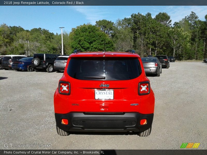 Colorado Red / Black 2018 Jeep Renegade Latitude