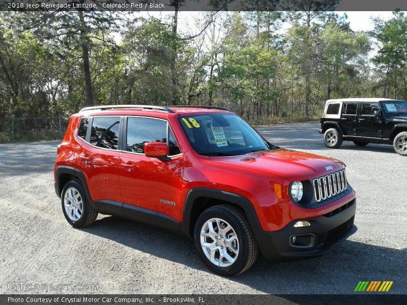 Colorado Red / Black 2018 Jeep Renegade Latitude
