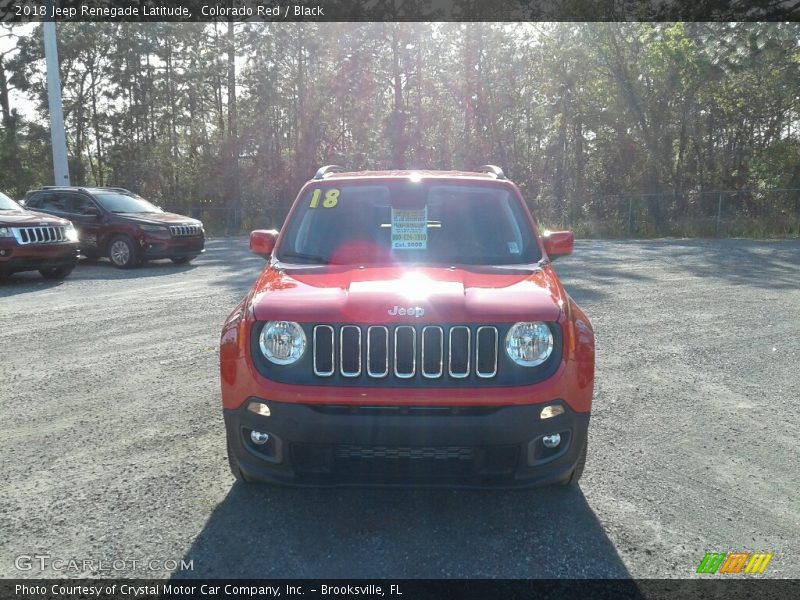 Colorado Red / Black 2018 Jeep Renegade Latitude
