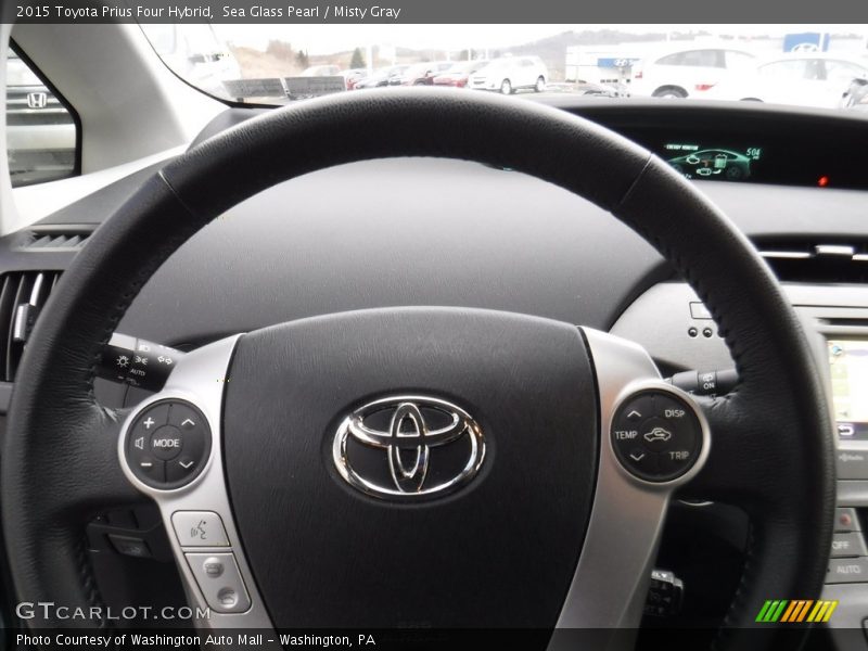 Sea Glass Pearl / Misty Gray 2015 Toyota Prius Four Hybrid