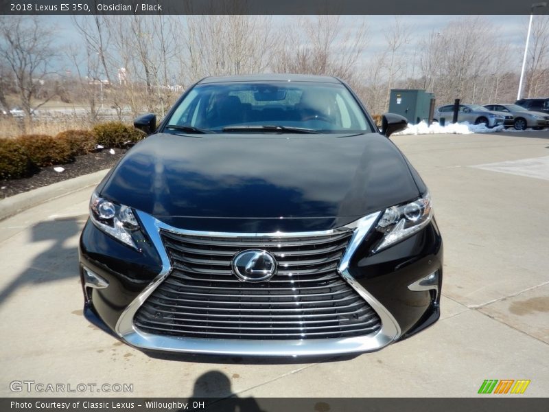 Obsidian / Black 2018 Lexus ES 350