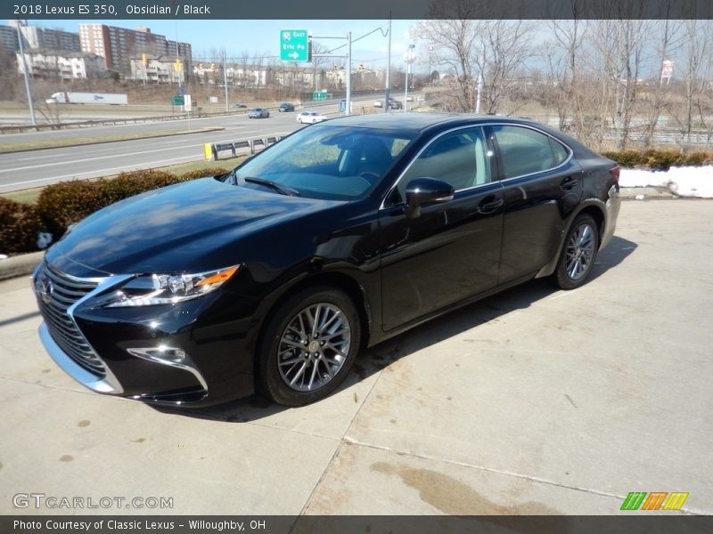 Obsidian / Black 2018 Lexus ES 350