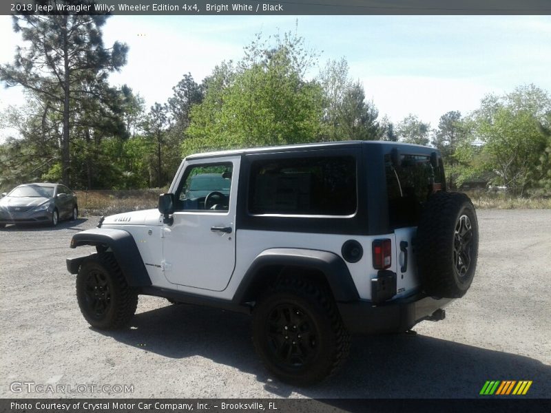 Bright White / Black 2018 Jeep Wrangler Willys Wheeler Edition 4x4