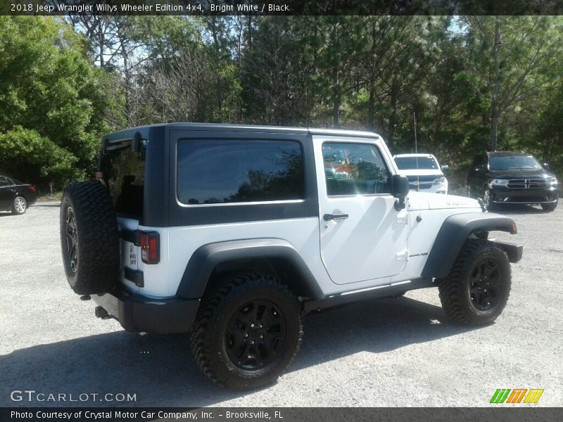 Bright White / Black 2018 Jeep Wrangler Willys Wheeler Edition 4x4