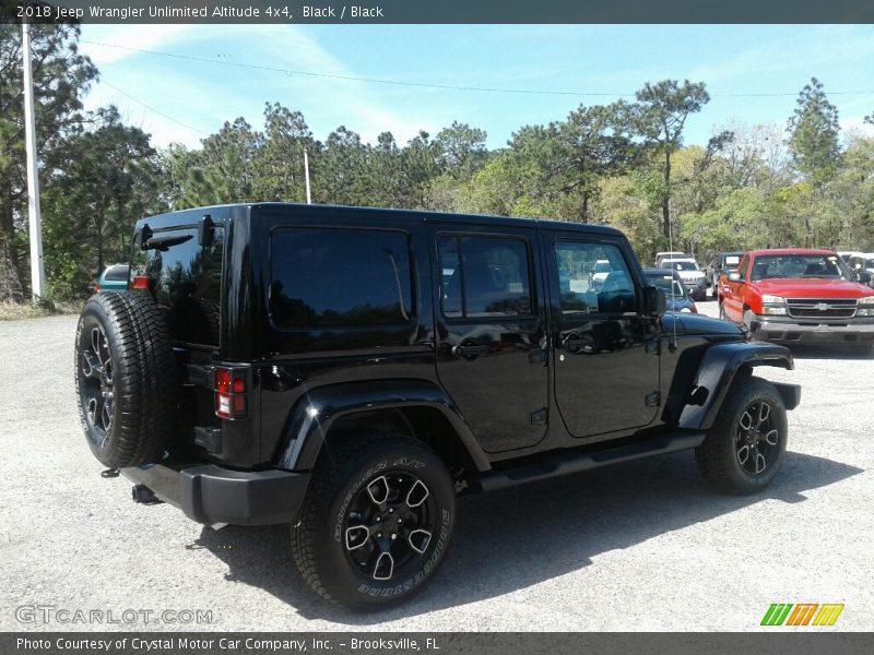 Black / Black 2018 Jeep Wrangler Unlimited Altitude 4x4