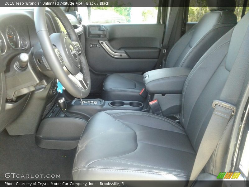 Black / Black 2018 Jeep Wrangler Unlimited Altitude 4x4