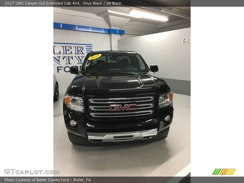 Onyx Black / Jet Black 2017 GMC Canyon SLE Extended Cab 4x4
