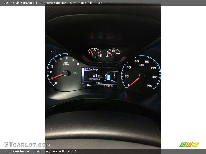 Onyx Black / Jet Black 2017 GMC Canyon SLE Extended Cab 4x4