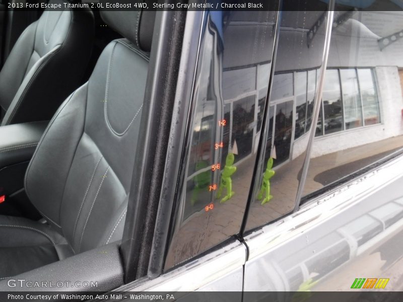 Sterling Gray Metallic / Charcoal Black 2013 Ford Escape Titanium 2.0L EcoBoost 4WD