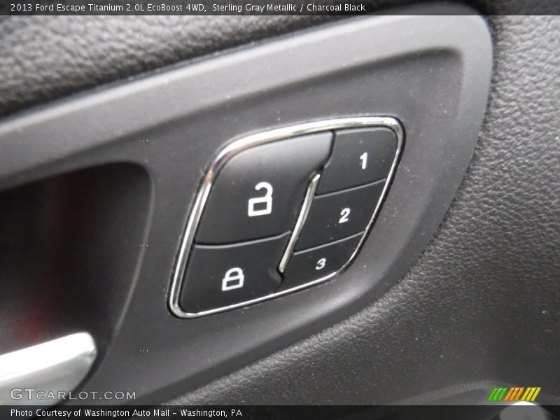 Sterling Gray Metallic / Charcoal Black 2013 Ford Escape Titanium 2.0L EcoBoost 4WD