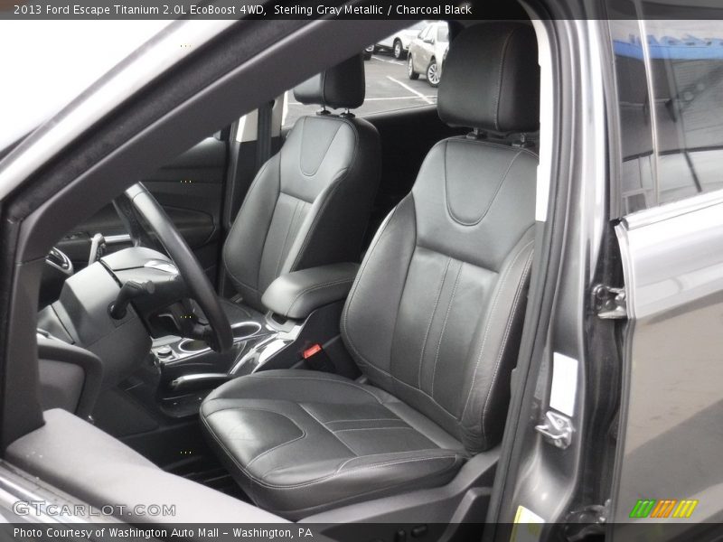 Sterling Gray Metallic / Charcoal Black 2013 Ford Escape Titanium 2.0L EcoBoost 4WD