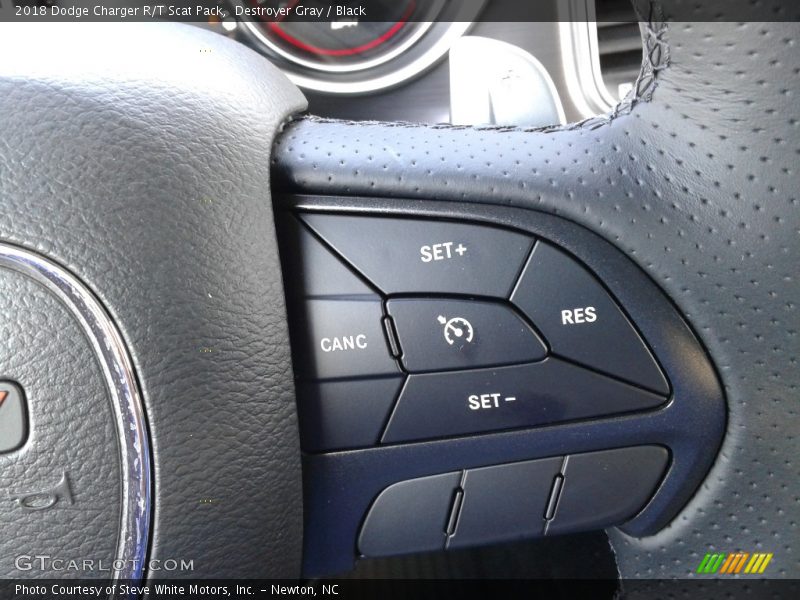 Destroyer Gray / Black 2018 Dodge Charger R/T Scat Pack