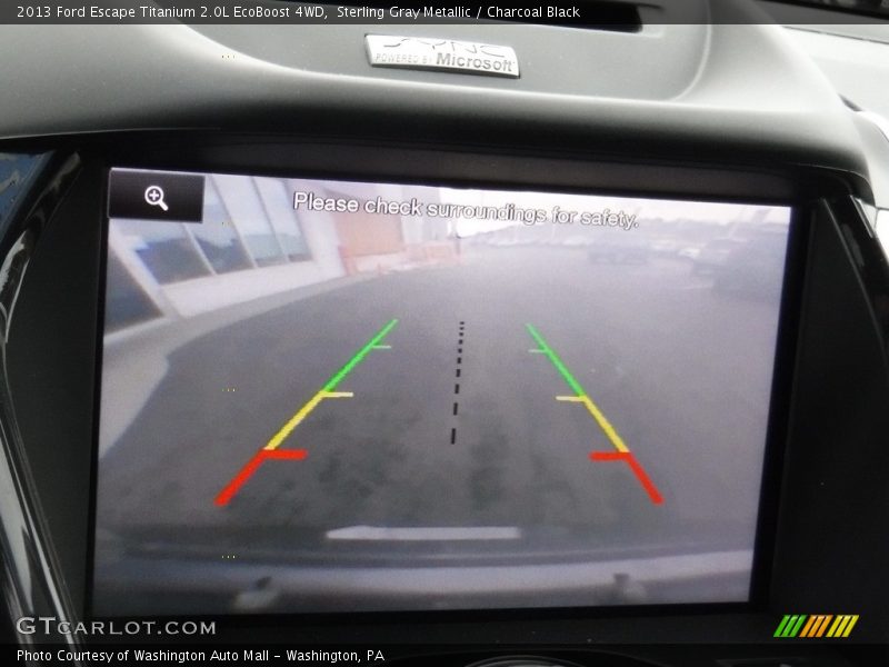 Sterling Gray Metallic / Charcoal Black 2013 Ford Escape Titanium 2.0L EcoBoost 4WD
