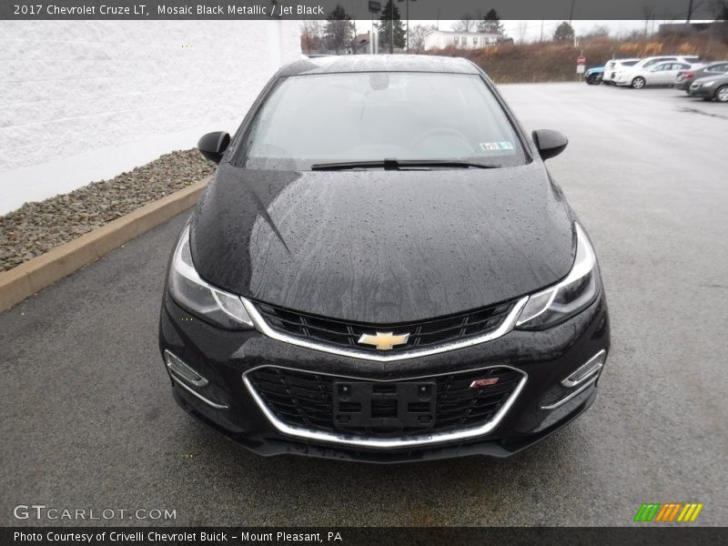 Mosaic Black Metallic / Jet Black 2017 Chevrolet Cruze LT