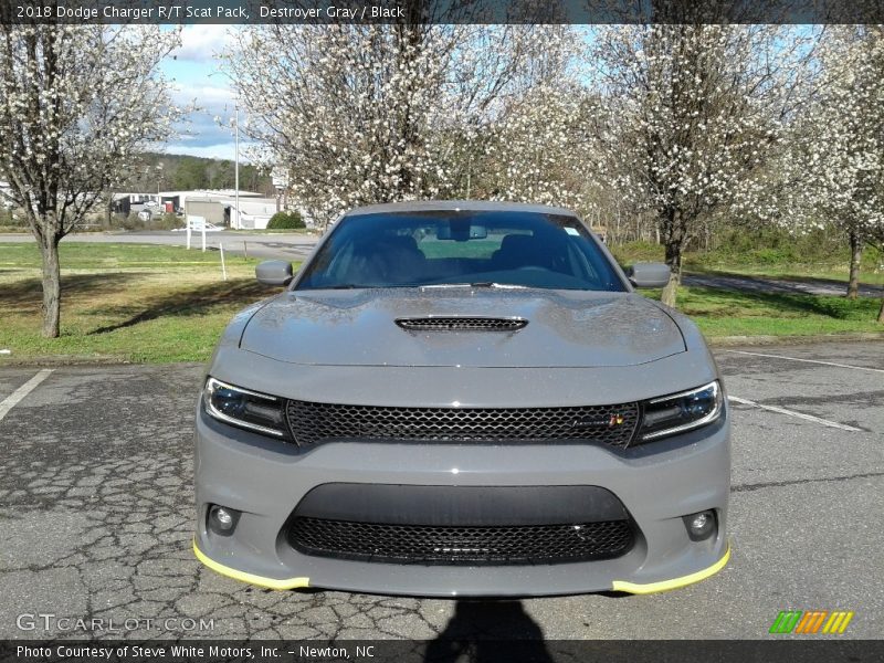 Destroyer Gray / Black 2018 Dodge Charger R/T Scat Pack