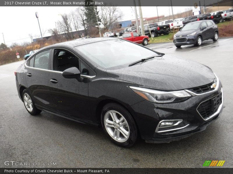 Mosaic Black Metallic / Jet Black 2017 Chevrolet Cruze LT