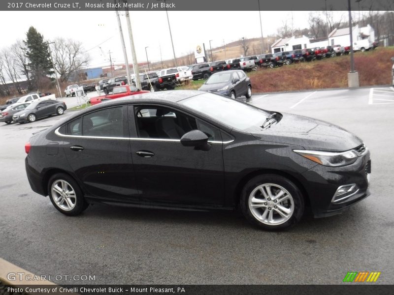 Mosaic Black Metallic / Jet Black 2017 Chevrolet Cruze LT