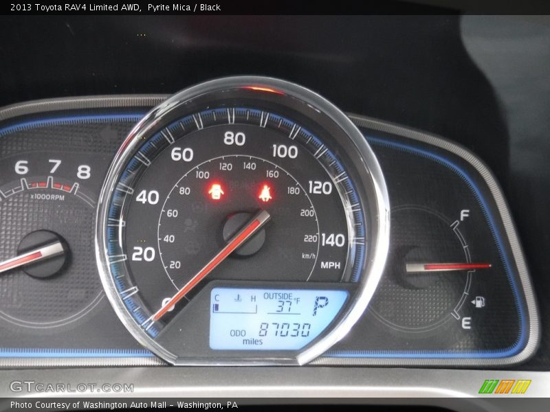 Pyrite Mica / Black 2013 Toyota RAV4 Limited AWD