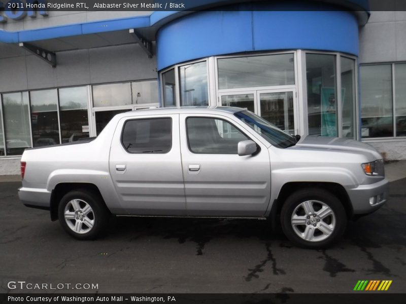 Alabaster Silver Metallic / Black 2011 Honda Ridgeline RTL