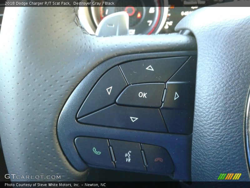 Destroyer Gray / Black 2018 Dodge Charger R/T Scat Pack