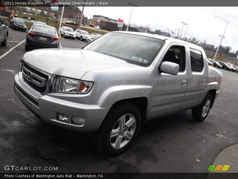 Alabaster Silver Metallic / Black 2011 Honda Ridgeline RTL