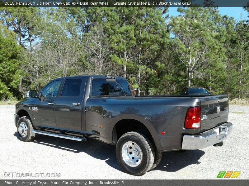 Granite Crystal Metallic / Black/Diesel Gray 2018 Ram 3500 Big Horn Crew Cab 4x4 Dual Rear Wheel