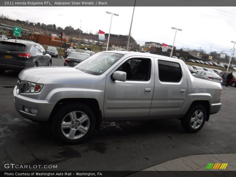 Alabaster Silver Metallic / Black 2011 Honda Ridgeline RTL
