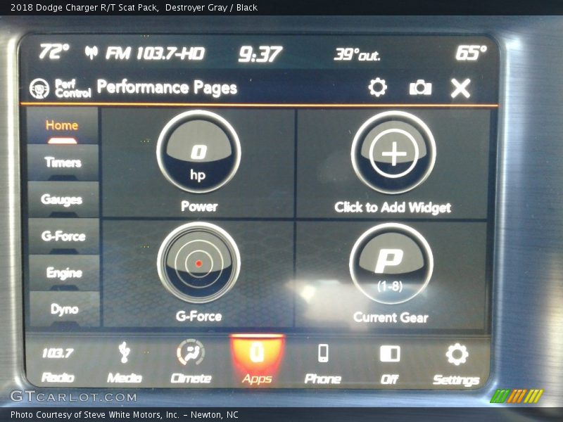 Destroyer Gray / Black 2018 Dodge Charger R/T Scat Pack