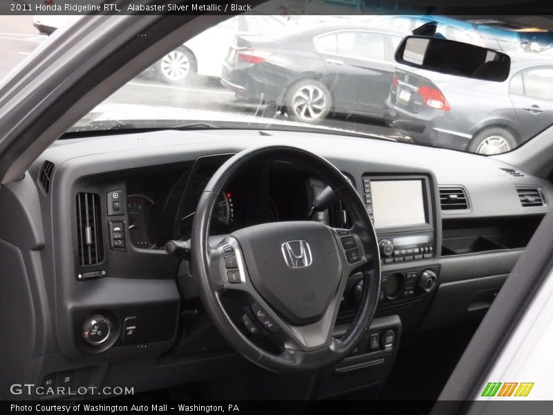 Alabaster Silver Metallic / Black 2011 Honda Ridgeline RTL