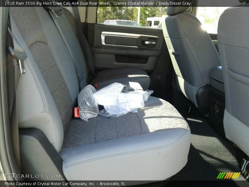 Granite Crystal Metallic / Black/Diesel Gray 2018 Ram 3500 Big Horn Crew Cab 4x4 Dual Rear Wheel