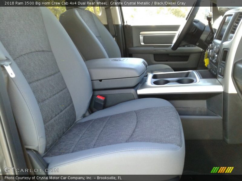 Granite Crystal Metallic / Black/Diesel Gray 2018 Ram 3500 Big Horn Crew Cab 4x4 Dual Rear Wheel