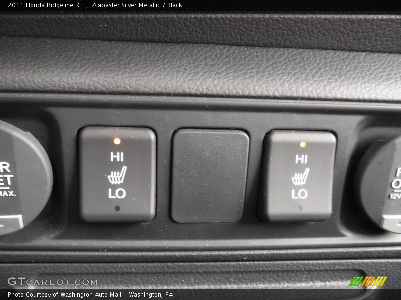 Alabaster Silver Metallic / Black 2011 Honda Ridgeline RTL
