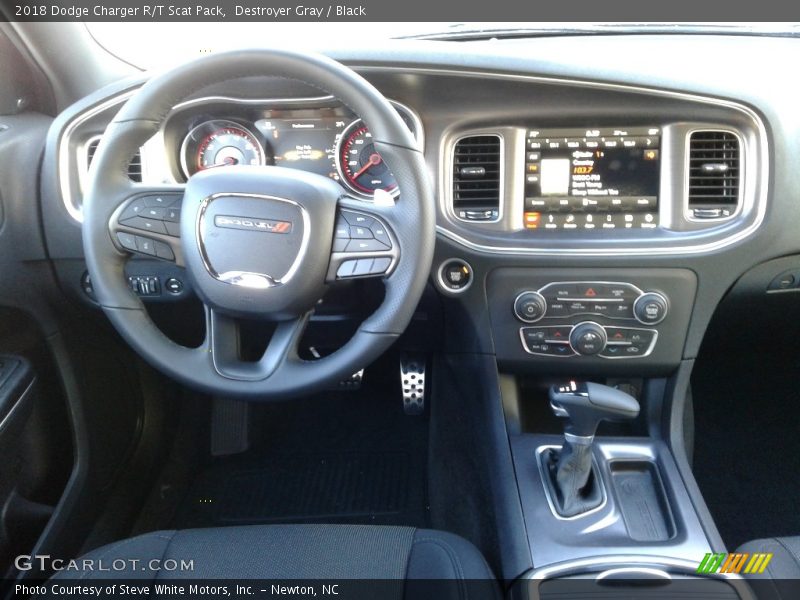 Destroyer Gray / Black 2018 Dodge Charger R/T Scat Pack