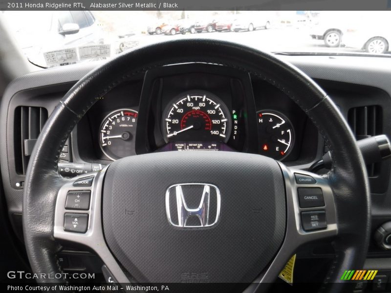 Alabaster Silver Metallic / Black 2011 Honda Ridgeline RTL