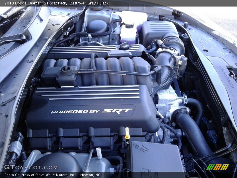 Destroyer Gray / Black 2018 Dodge Charger R/T Scat Pack